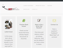 Tablet Screenshot of netresults.org